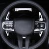 For Genesis G80 -2024 Sport Version Aluminum Alloy Real Carbon Fiber Steering Wheel Shifter Paddle Cover Trim Accessories