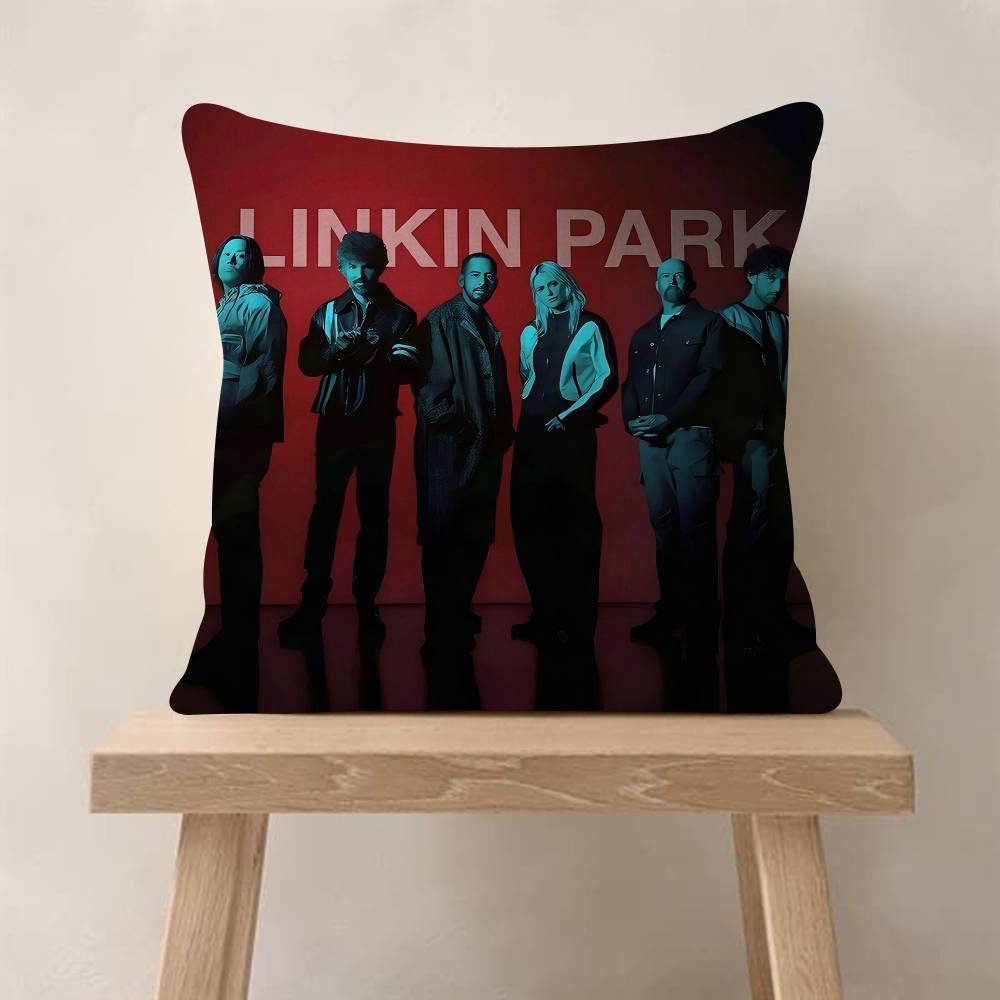 

PC LLinkin PPark Pillow Cushion Cover Pillowcase Living Room Sofa Home Decor Customized 30x30 cm