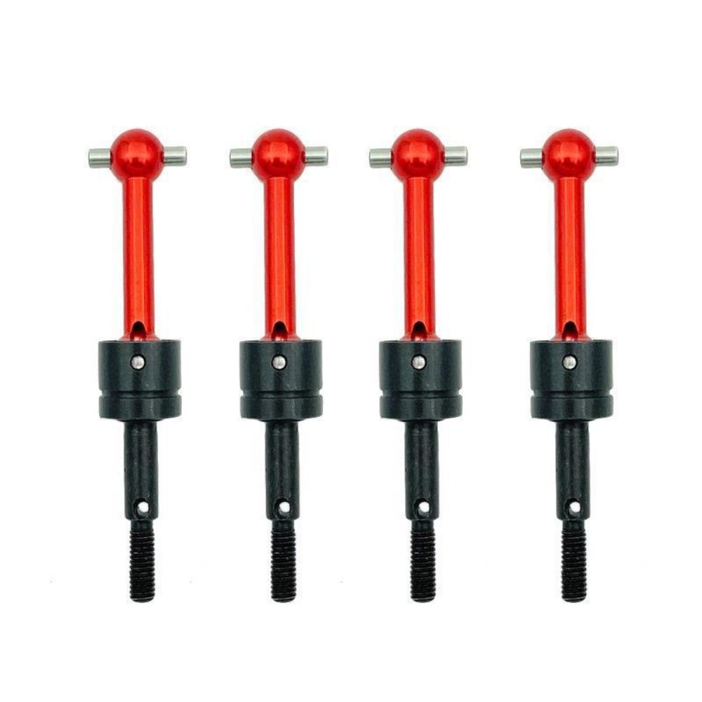 4Pcs Metal Drive Shaft High Strength Upgraded Part for TT-01 TT-02 1/10 RC Car