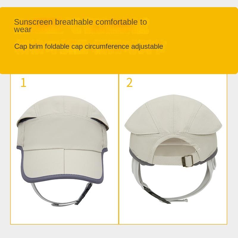 Summer Waterproof Baseball Hats for Men Women UPF 50+ Foldable UV Protection Hiking Beach Fishing Summer Safari Caps Quick Dry