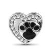 New Dog Bones Paw Print Charm Fit Original Bracelet Trinket Bead Diy Women Jewelry Giftcopper Jewelry Party Gift
