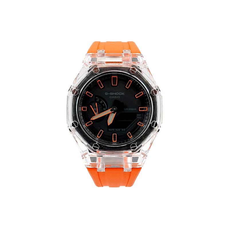 CASIO Unisex 44mm Black Watch GA-2100-1A1(Watch1--) Regular Box