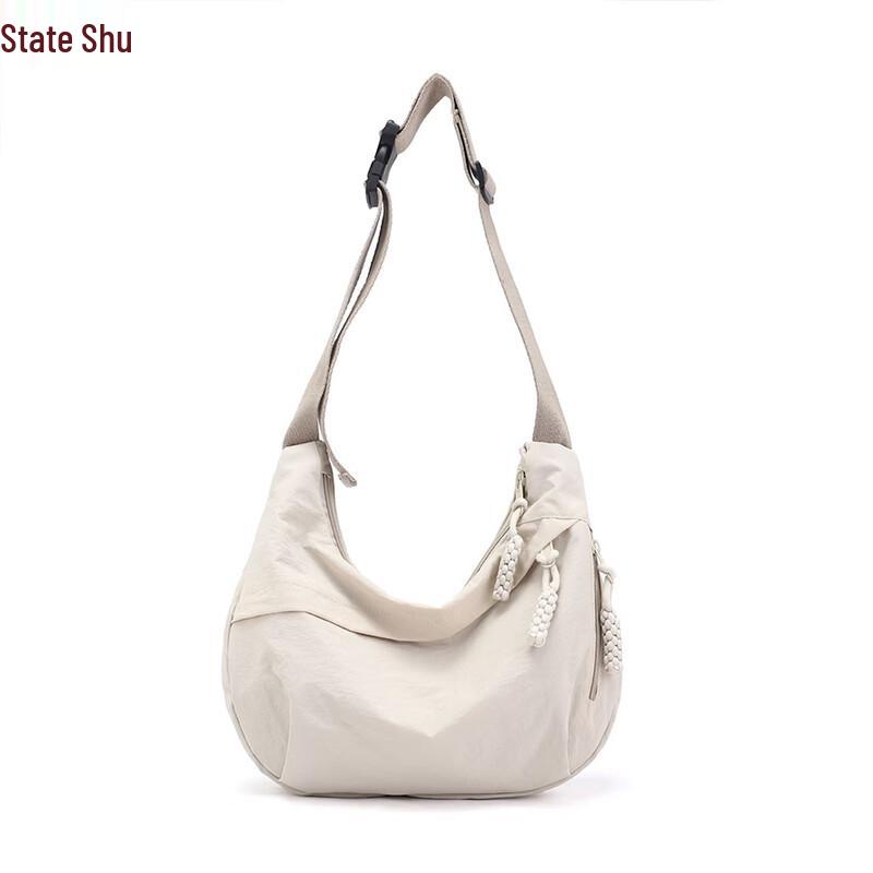Xinjingzhou Large Capacity Dumpling Shoulder Crossbody Bag 36x5x23 cm
