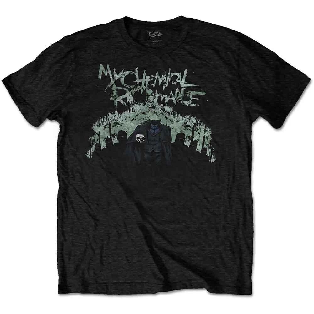 My Chemical Romance T Shirt Knight Procession Band Logo Official Mens Black M S
