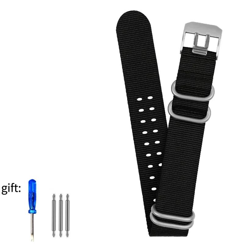Nylonklockarmband för luminox 3051 3080 3150 8800 klockband sport mäns klockor armband klockarmband 22mm 23mm