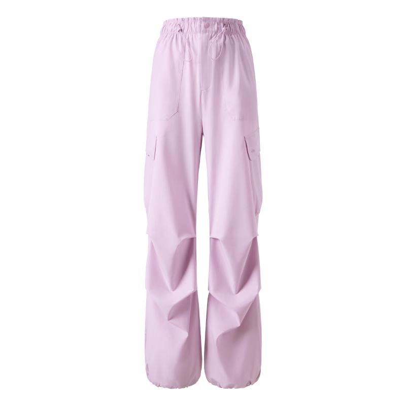 beneunder Women's Loose Wide-Leg Parachute Cargo Pants