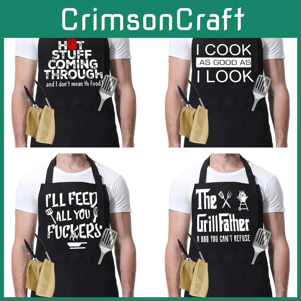 Versatile And Trendy Sleeveless Waterproof Apron With Eye-catching Designs For Home Use