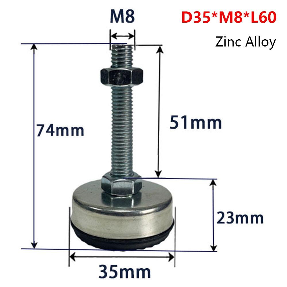 1Pcs 304 Stainless Steel Furniture Leveling Foot Table Leg Leveler  for Office Household Leveling