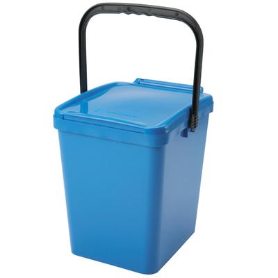 Bin Container for Sorting Garbage and Waste Blue Urba 21L