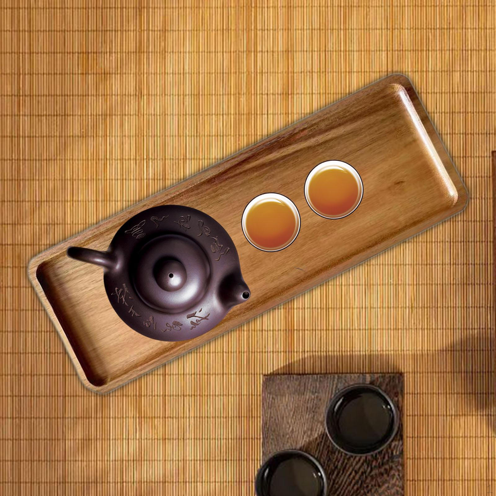 

Элегантный набор деревянных сервировочных подносов для домашних развлечений rectangle