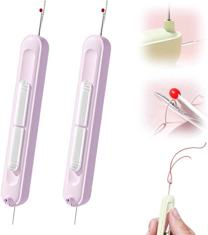 2-In-1 Needle Threader Seam Ripper Tool Seam Ripper Threading Aid For Sewing Needles Multifunctional Sewing Tool Thread Remover
