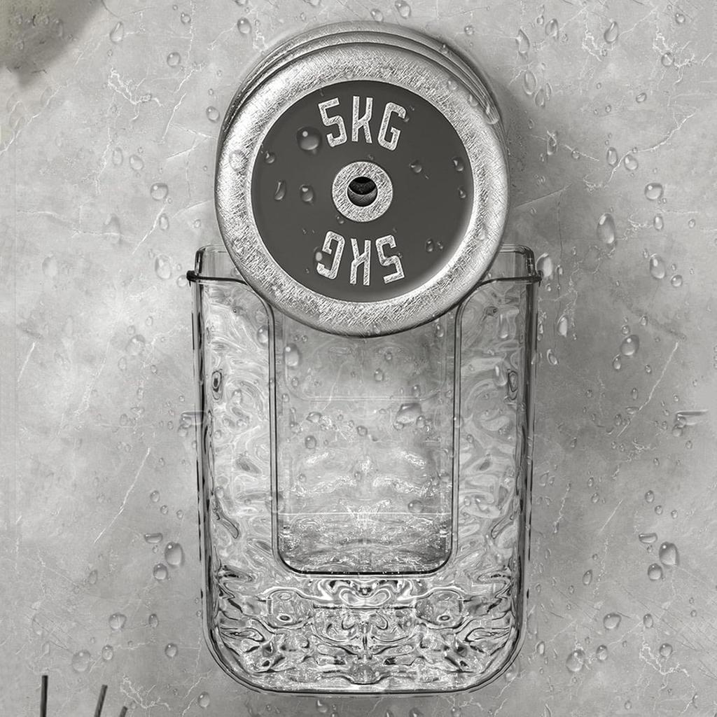 Wall Mounted Wet Wipe Dispenser with Suction Cup Easy to Installation Versatile Use Storage Case in Kitchen and Bathroom