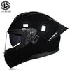 DOT Full Helmet Double Mirror Helmet Men's Four-season Universal Hard Hat Female Knight Locomotive Double Lens