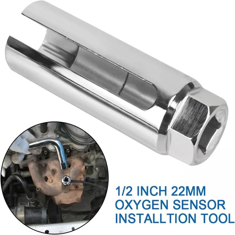 Mirror Finish Oxygen Sensor Wrench Extended Sensor Removal Socket Vehicle Maintenance