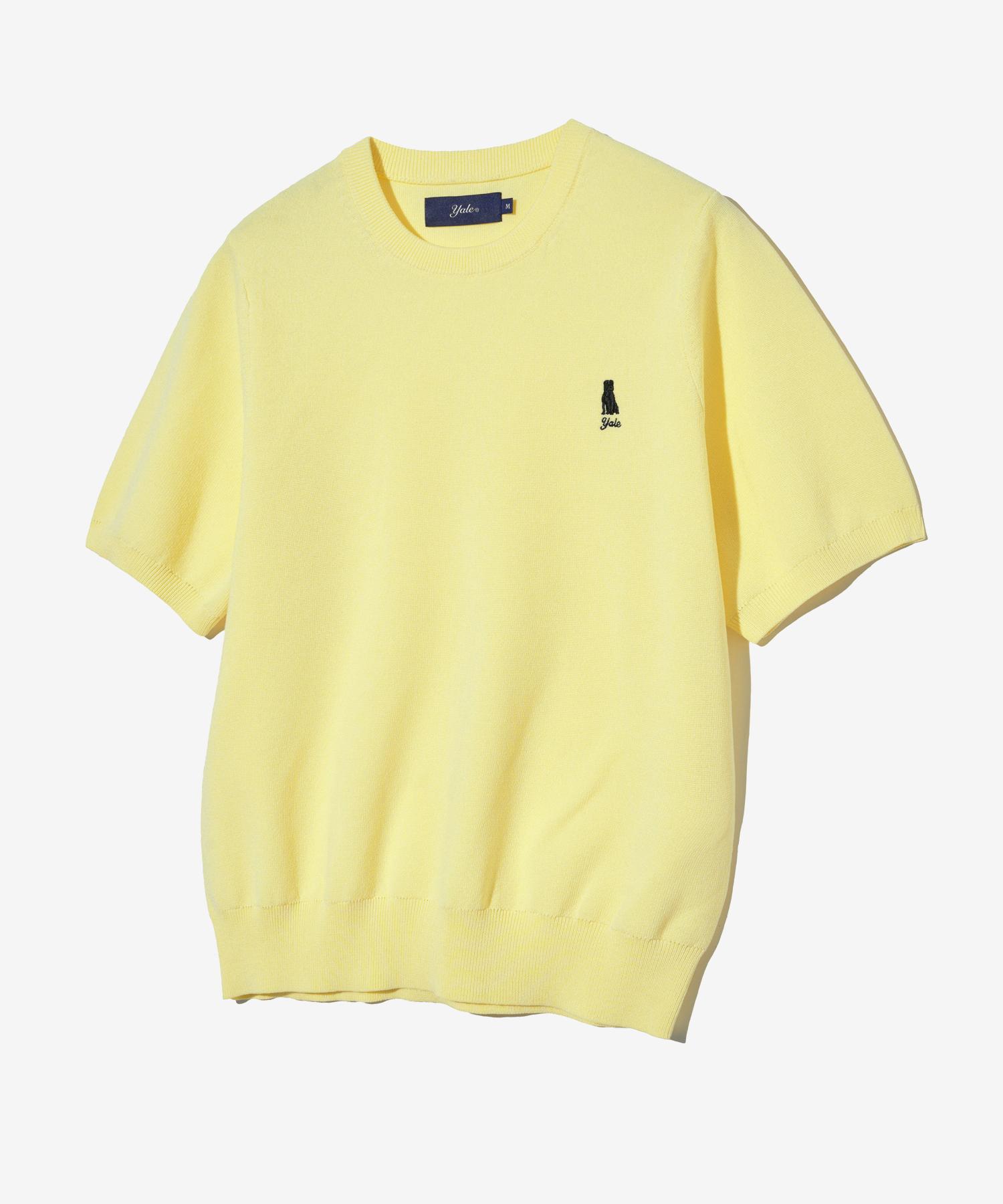 Yale Women S Comfort Cool Short Sleeve Knit Light Yellow Lime Yellow/S