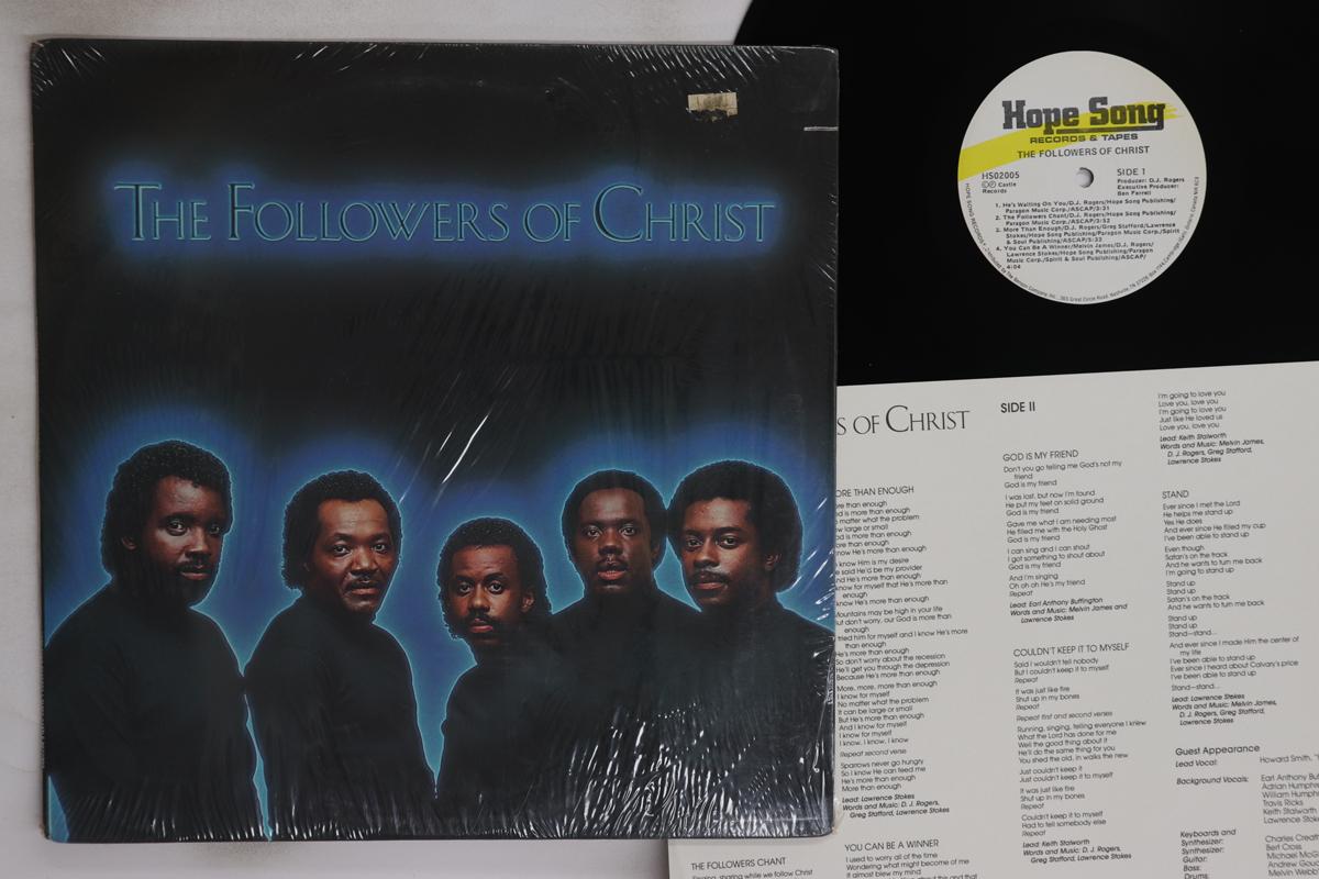 

LP Record FOLLOWERS OF CHRIST Followers Of Christ HS02005 HOPE SONG RECO 1983 US SoulFunk Used
