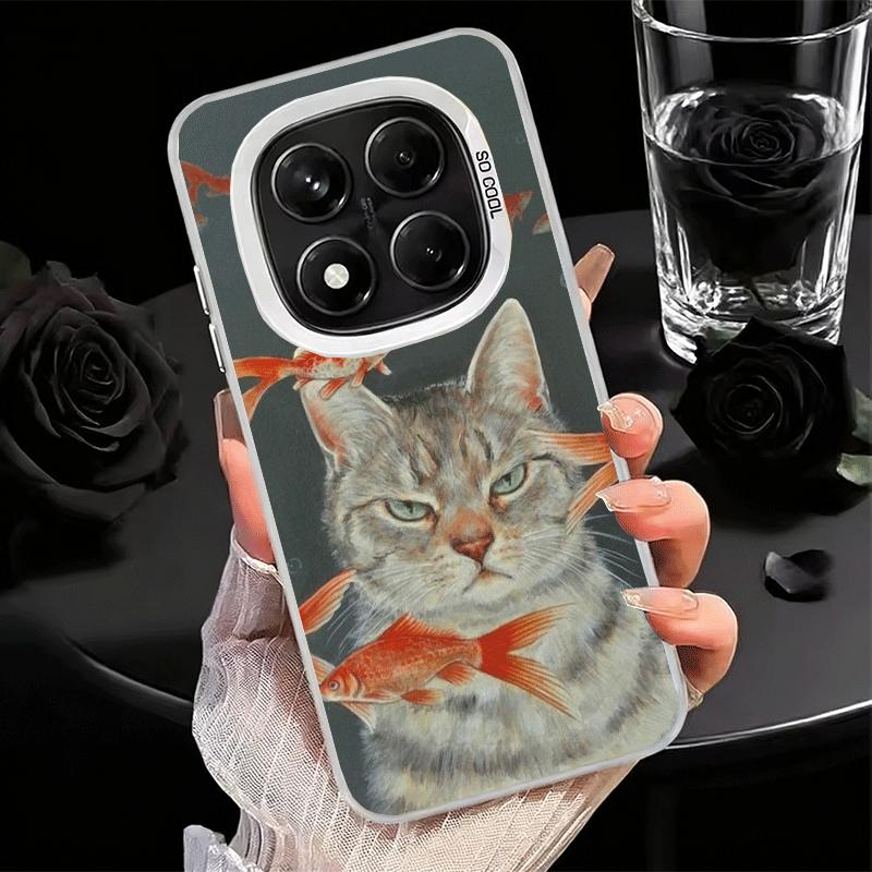

Funny Cats Fashion Style Soft Phone Case for Xiaomi Redmi Note 13 14 15 Pro Plus 12S 12 11S 11 11T 10S 10 Shockproof Cover Back Redmi Note 15 Pro 5G