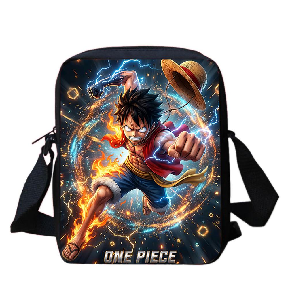 One Piece Cartoon Mini Ita Crossbody Bag Lightweight Durable Adjustable Strap Ideal Gifts For Boys Girls Kids Casual Daily Trip