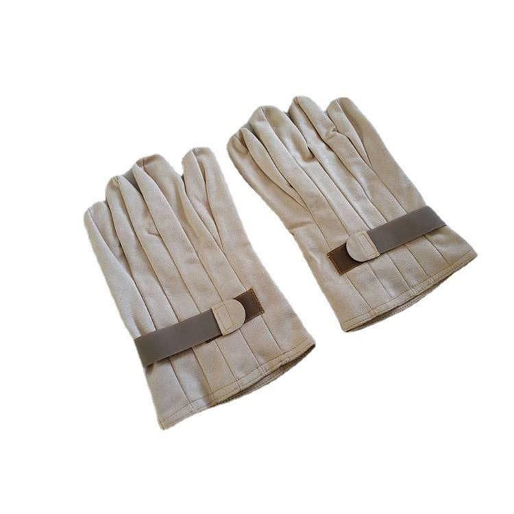 Power Line Sheepskin Gloves: Rubber Outer Layer, Anti-Scratch, Anti-Puncture, Live Work Protection. Contact customer service (mm)