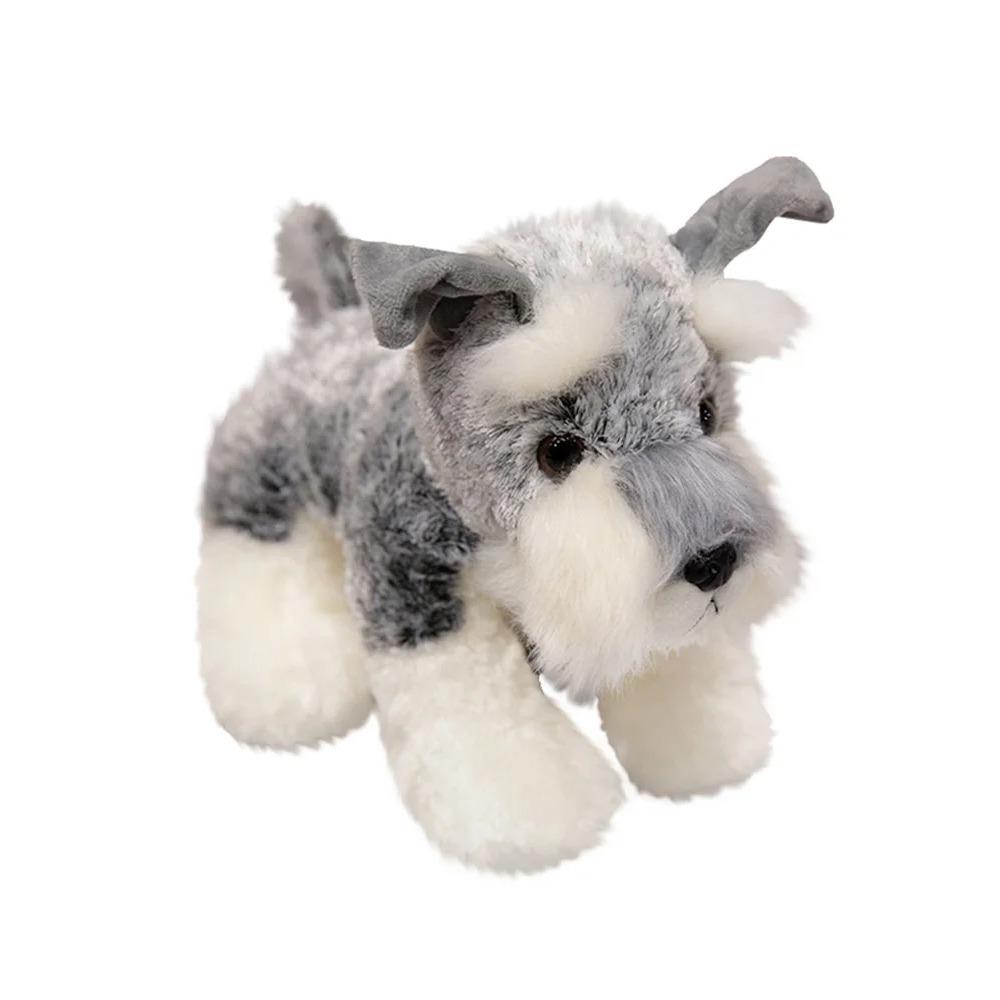 22-40CM New Lovely Plush Schnauzer Plush Toys Stuffed Soft Animal Dolls Kawaii Schnauzer Dog Nice Birthday Christmas Gifts