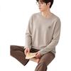 Antibacterial Anti-Mite Cotton Autumn Winter Pullover Long Sleeve Pajama Set