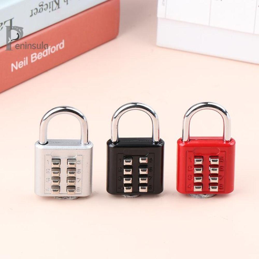 Smart Lock Combination Padlock 8 Digits Luggage Lock Travel Accessories Number Lock  Suitcase