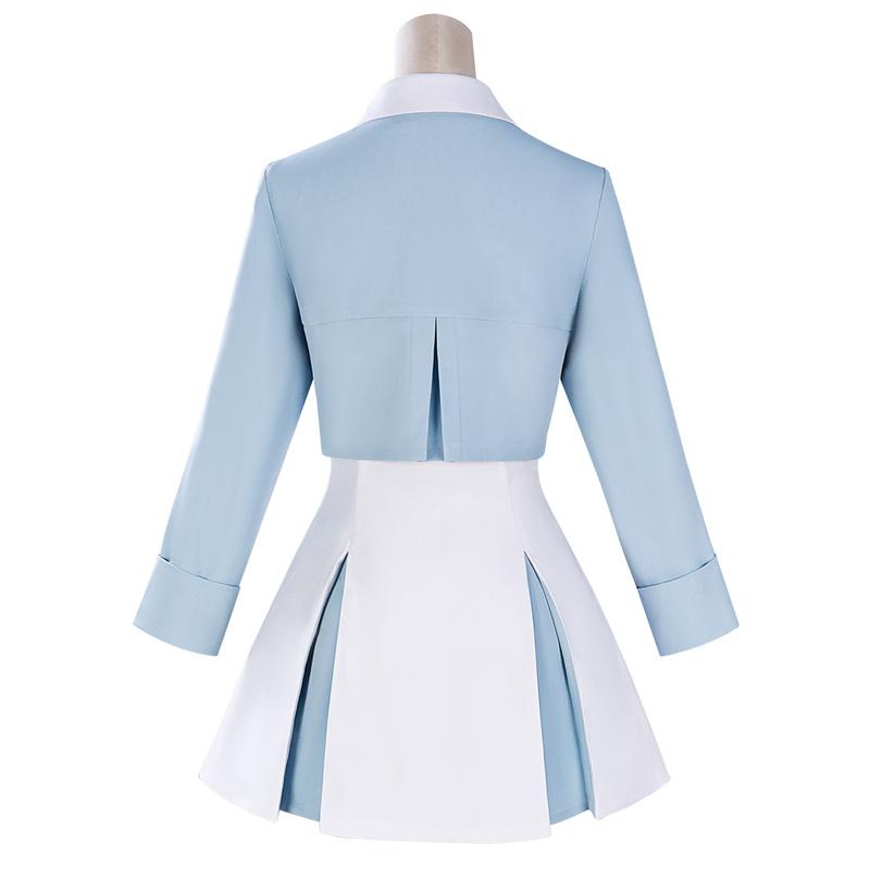 Anime Sakura Cosplay Costume Blue And White Date Dress Women School Uniform Halloween Carnival Cosplay Outfits