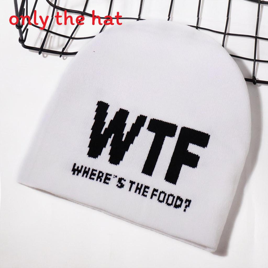 Knit Hat For Men Women Warm Beanie With Alphabet Letters For Streetwear Fashion