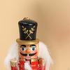 Christmas Nutcracker Ornaments Set Traditional Desktop Xmas Wood