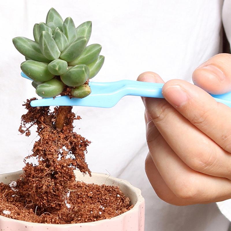 Succulent Potted Plants, Garden Planting, Horticultural Soil Changing Tools, Mini Three Piece Set of Colored Plastic Handle Smal