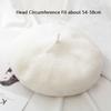French Baggy Winter Warm Flat Cap Hat Felt Berets Wool Beret Cap Autumn Beret Hat