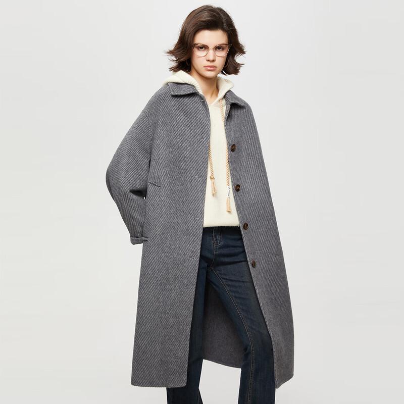Women's Retro Double-Sided Wool Long Coat