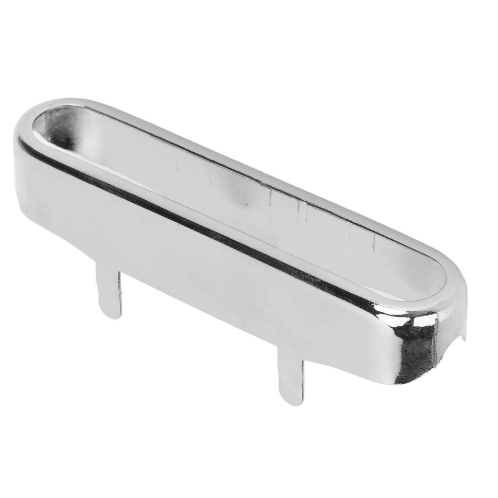 Guitar Pickup Cover Beautiful Silver Sturdy Metal Portable Guitar Pickup Shell for TL GB253 Hollow