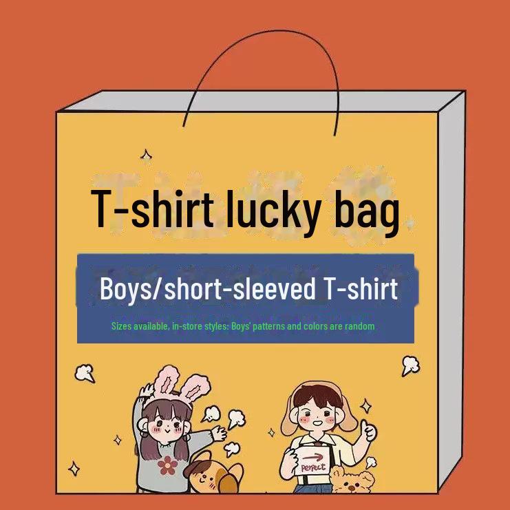 2024 Summer Kids' Pure Cotton Cartoon T-Shirt - Short-Sleeve, Round Neck for Boys & Girls