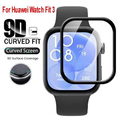 3D Curved Edge Protective Films Full Watch Films New Screen Protector for Huawei Watch Fit 3