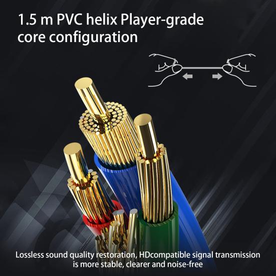 Drátová unisexová sluchátka do uší Mega Bass s mikrofonem Jasný zvuk Herní univerzální 3,5mm rozhraní