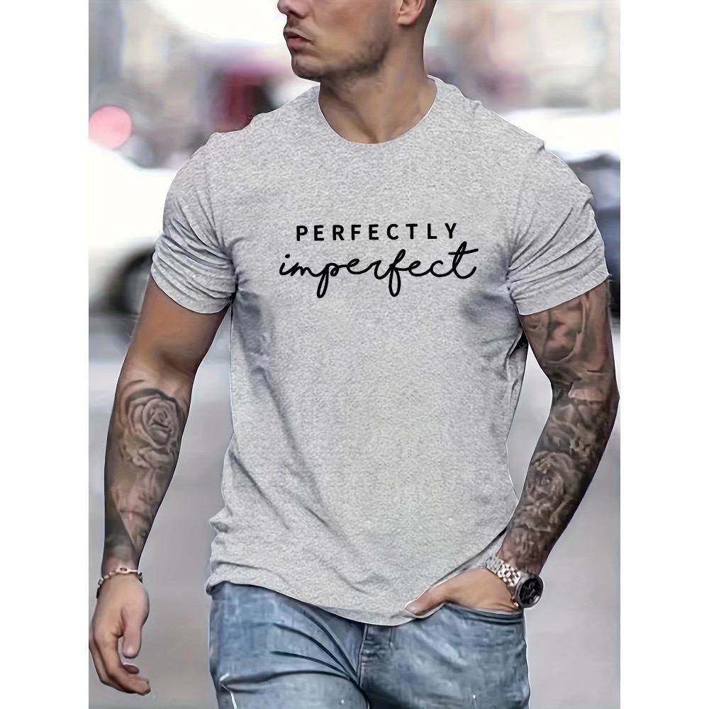 Summer Men's Casual Loose Size Letter Print Round Neck Short Sleeve T-shirt Top fashion casual