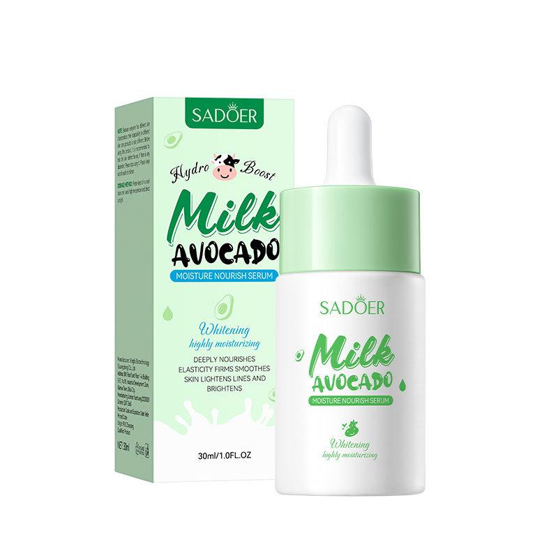 SADOER Milk Fruits Facial Serum for Face skincare Moisturizing Firming Hydrating Facial Essence Beauty Face Skin Care Products