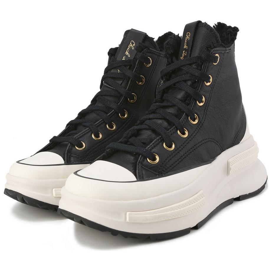 Converse Run Star Legacy Versatile Comfortable High-Top Lifestyle Casual Shoes Unisex Sneakers Black A12442C