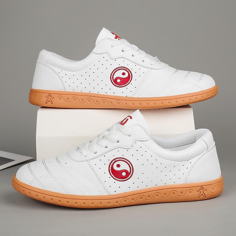 Тайцзицюань Кунг-фу спортивная обувь женская Чэньцзягоу Тайцзи обувь мягкая подошва из воловьих жил натуральная кожа обувь для боевых искусств мужская тренировочная обувь 35