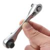 1/4 Inch Drive Ratchet Double Headed Small Bit Ratchet Wrench Angled Screwdriver Extension Bit Holder Practical Accessories Tool