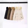 Women's Mid-Length Hooded Parka with Large Fur Collar, Waist Slimming, Plus Velvet, Korean Style, Warm Cotton Coat for Autumn and Winter.