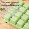Ice Cube Mold with Lid And Storage Box One-Press Easy-Release Double Layer Ice Tray with Scoop BPA-Free Food Grade Ice Maker for Cocktails Whiskey