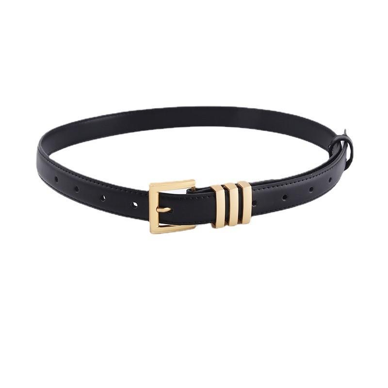 Elegant Ladies Waist Belt With Alloy Buckle And Pu Leather For Fashionable Jeans