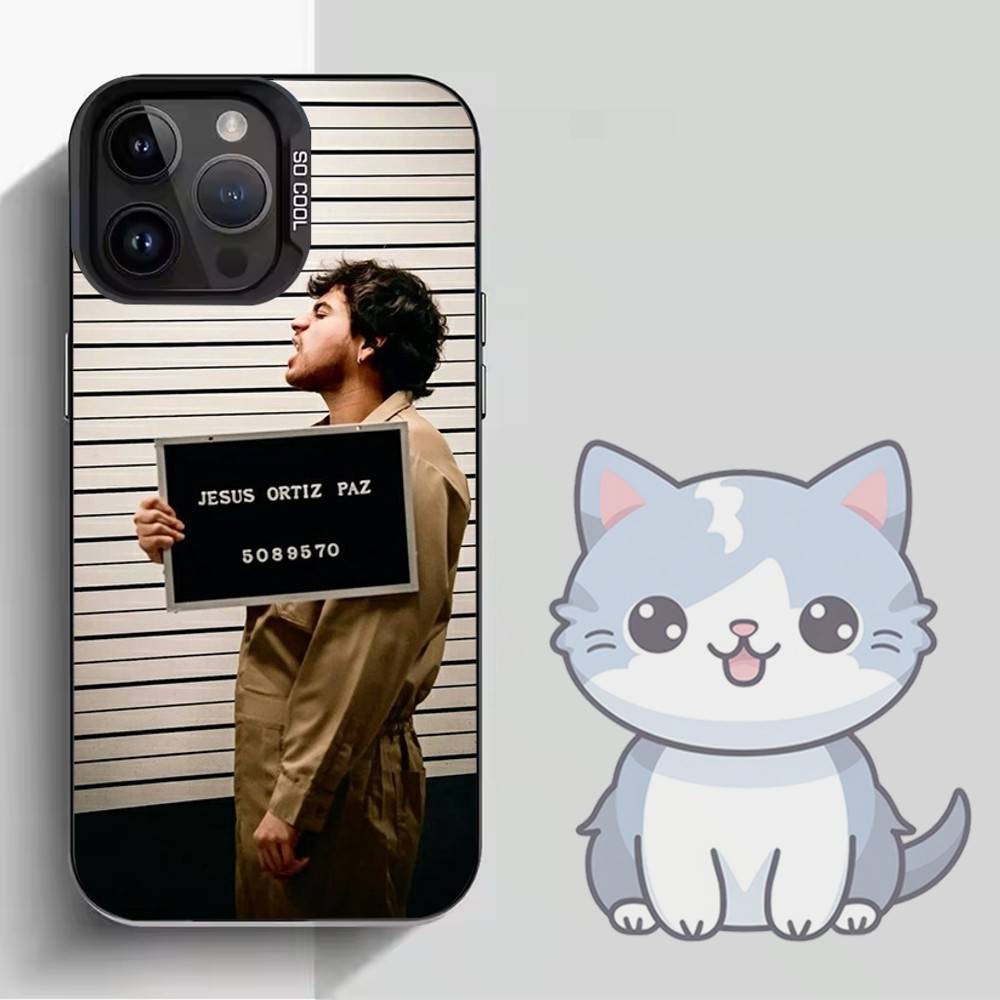 

j-jop fuerza r-regida Phone Case For iPhone 16,15,14,13,12,11,Mini,Pro,MAX,plus,Black Matte Shockproof Cover iPhone16pro