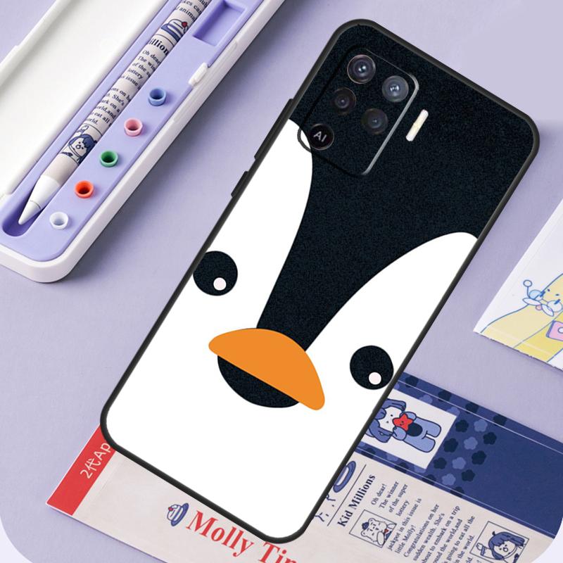 

Penguin For Oppo A40 A60 A80 A94 A74 A54 A15 A18 A38 A58 A78 A98 A16 A76 A96 A57 A17 A77 A5 Pro Case OPPO A17