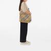 Burberry Check Adjustable Webbing Nylon Crossbody Shoulder Bag Kids bags Beige 80895061
