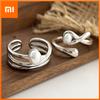 925 Sterling Silver Rings for Women Couple Minimalist Handmade Simple Pearl Ring Fine Jewelry Gift Prevent Allergy