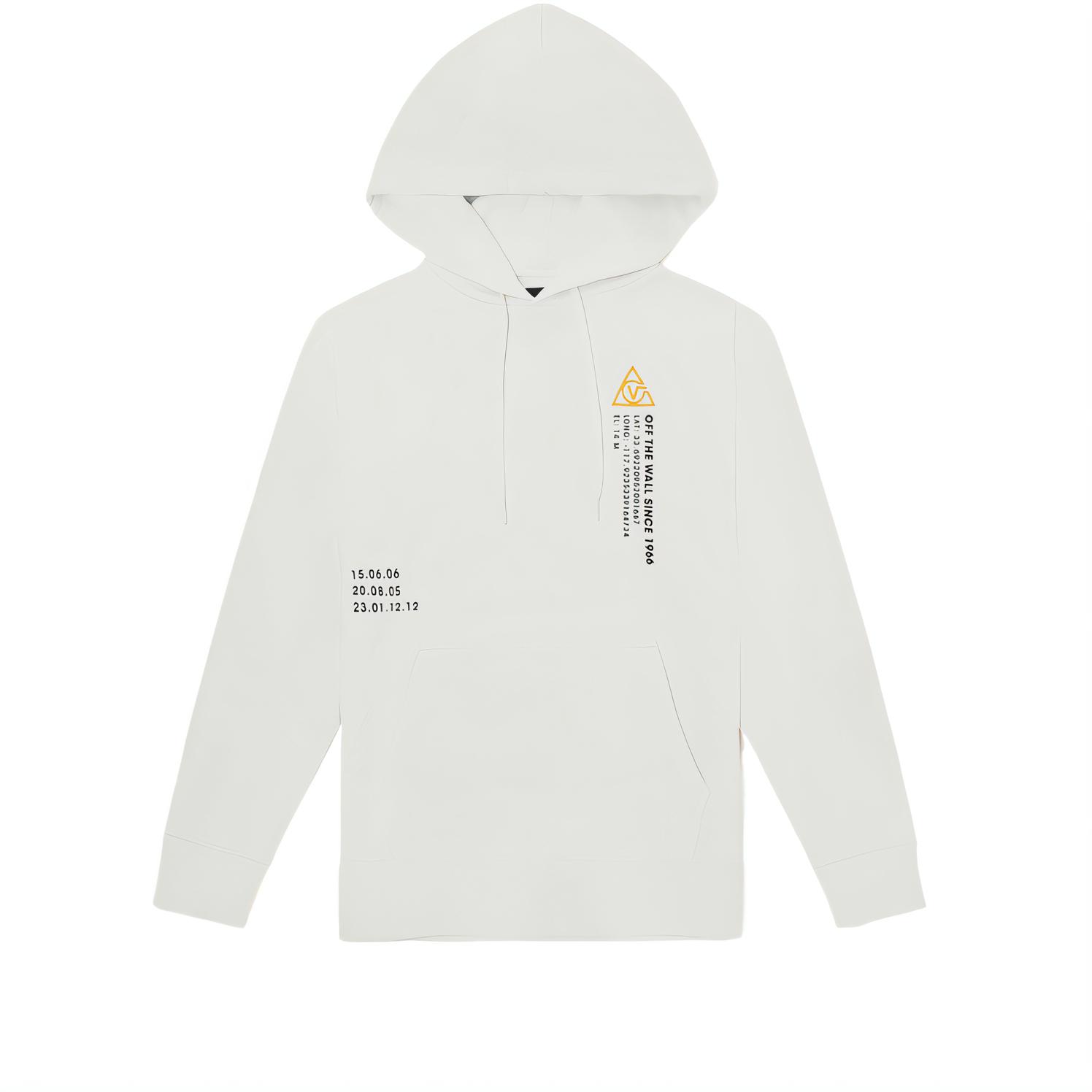 

Vans Off The Wall Удобная Приятная к коже Мягкая Универсальная Толстовка Унисекс худи Белая VN0A4UQZFS8 S