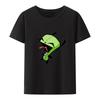 Invader Zim Grafische Kawaii Cartoon Printed Tshirt Top Humor Pattern Street Fashion Graphic Tshirts Print Leisure Hipster Cool